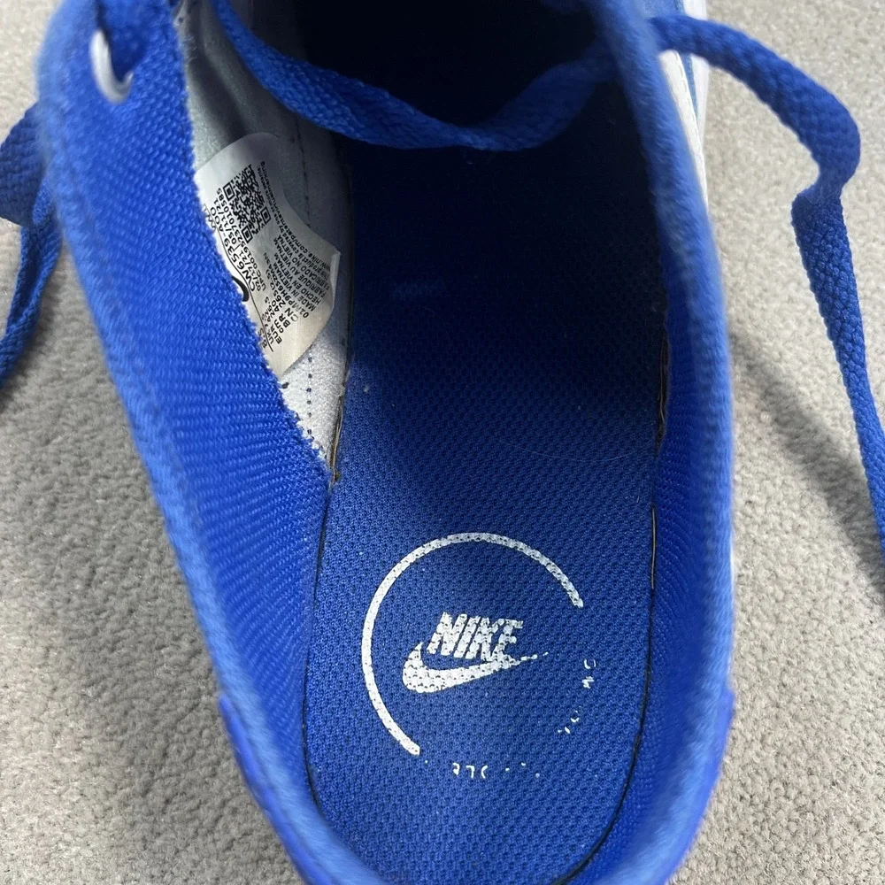 Nike Court Legacy Canvas Mens Blue White Low Top Sneakers CW6539-401 Size 8.5
